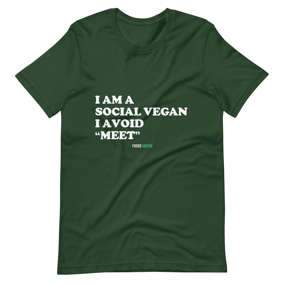 Thumbnail: Unisex T-Shirt I Am a social vegan