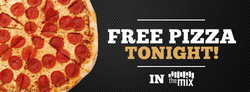 Free Pizza at the mix Facebook Banner