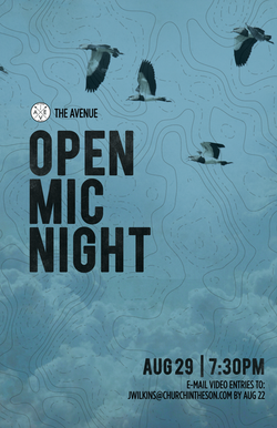 Open Mic Poster Option 1