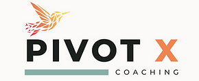 Pivot X Logo with text: Pivot X Coaching