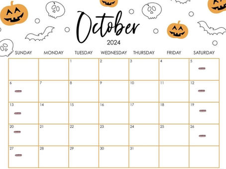October Calendar