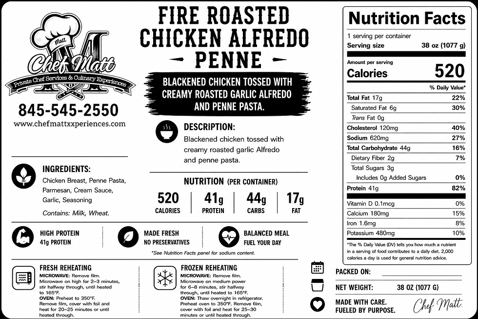 Thumbnail: Fire Roasted Chicken Alfredo Penne