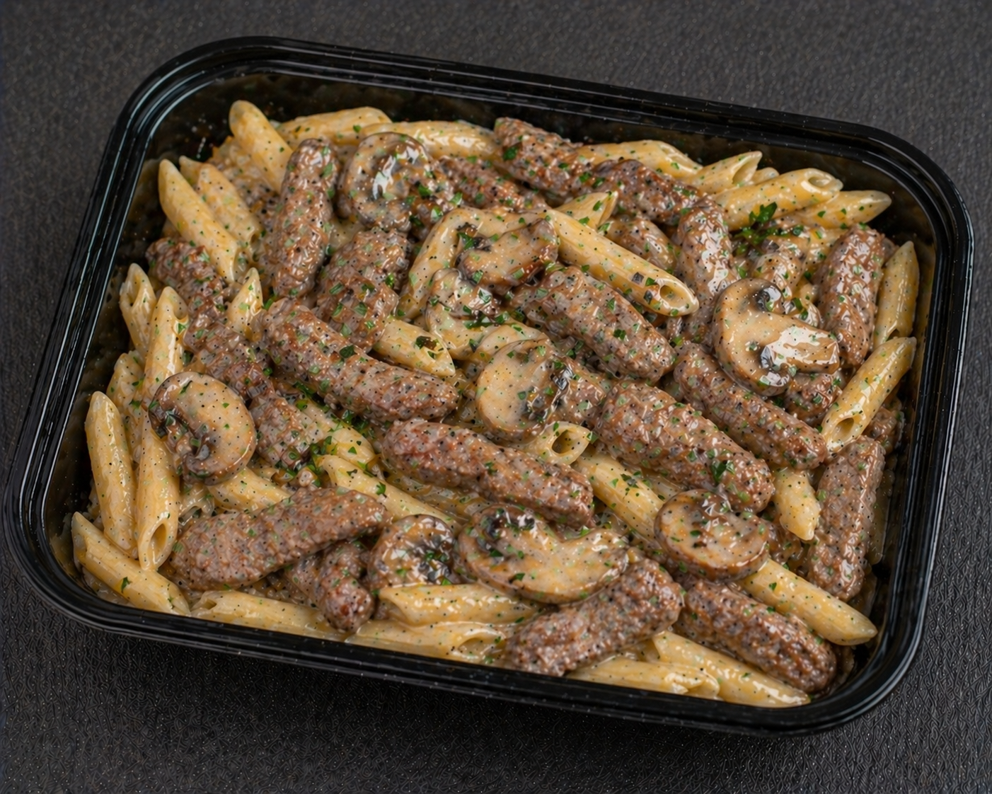 Beefy Mushroom Pasta