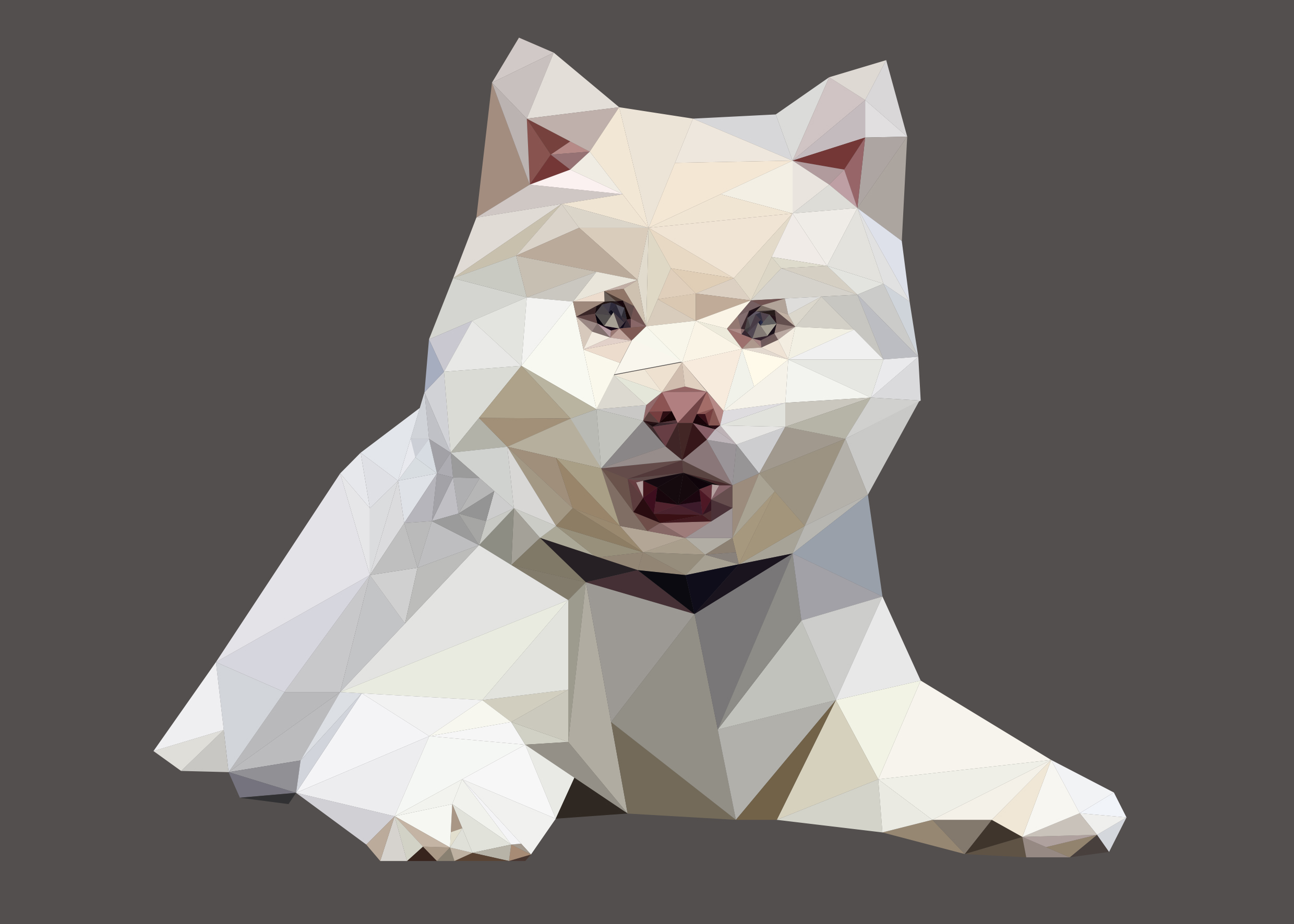 LOW POLY כלב