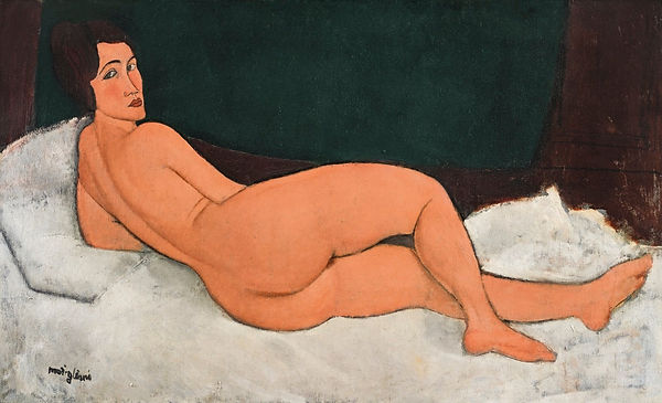 Modigliani, Nudo sdraiato sul fianco sin