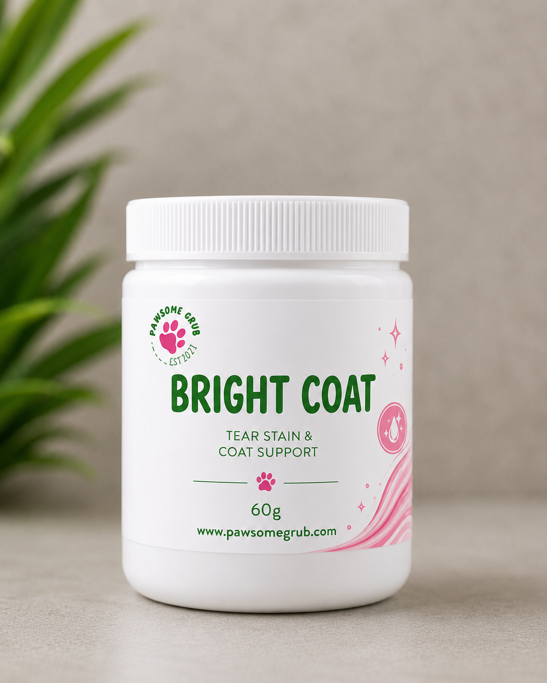 Pawsome Grub's Bright Coat