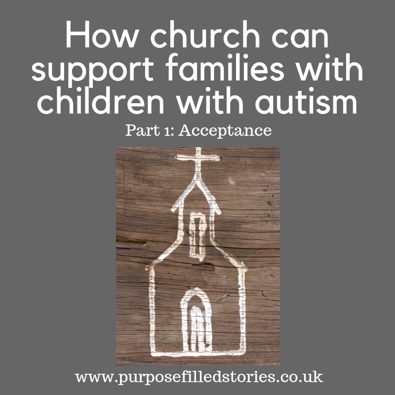 title, childlike drawn picture of church, dark grey background and website address