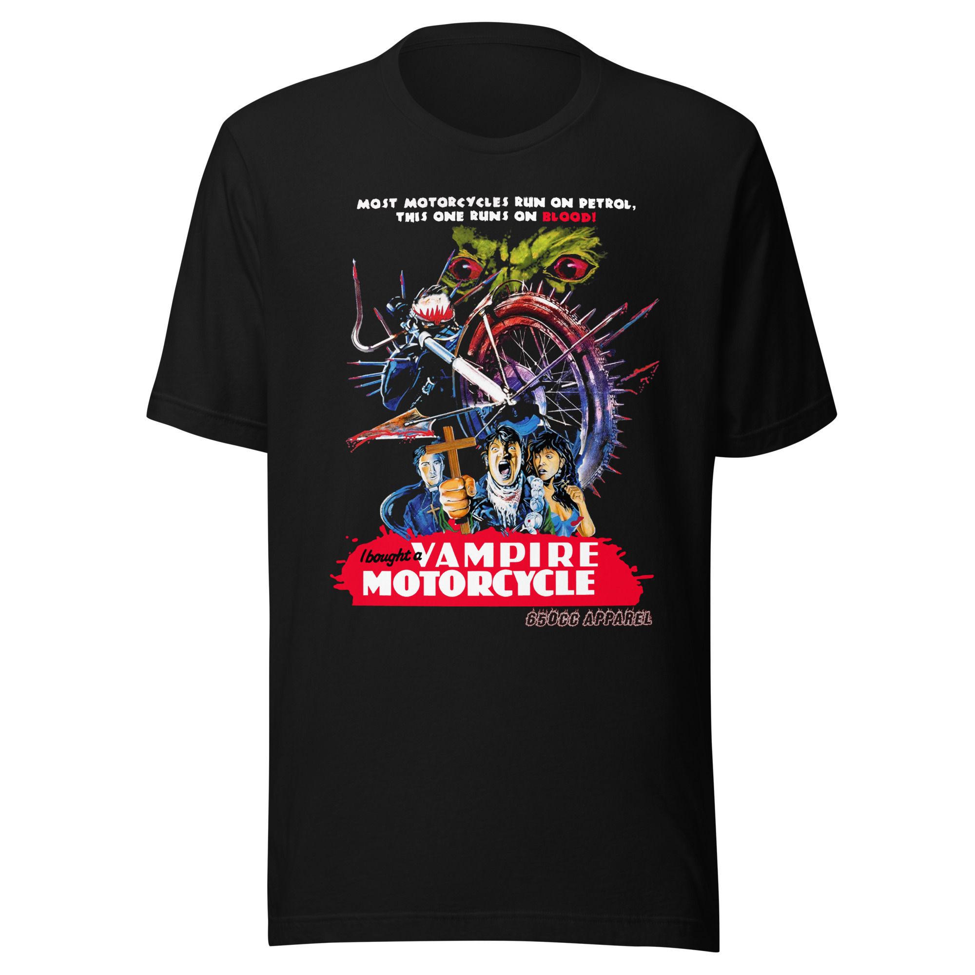Vampire Motorcycle Unisex t-shirt
