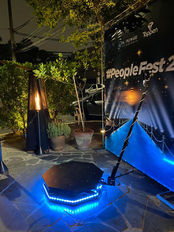 PLATAFORMA 360 EM SANTOS SÃO PAULO PARA FEIRAS E EXPOSIÇÕES