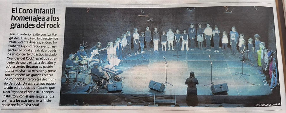 Periódico Concierto "Grandes del Rock"