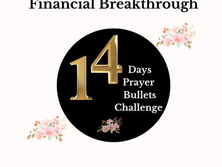 June Prayer Challenge : Financial breakthrough