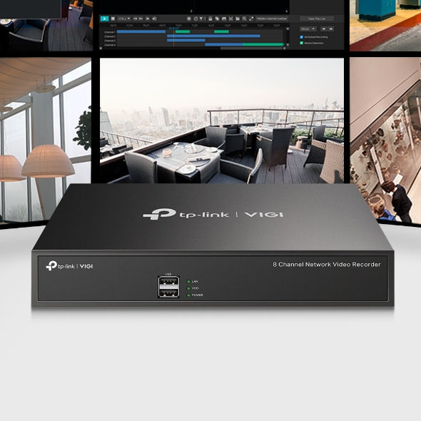 Thumbnail: VIGI NVR1008H -  VIGI 8 Channel Network Video Recorder