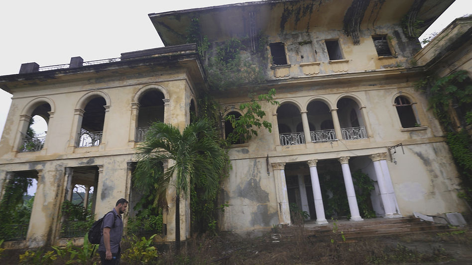 Chateau Aubéry abandonné en Martinique Jo urbex