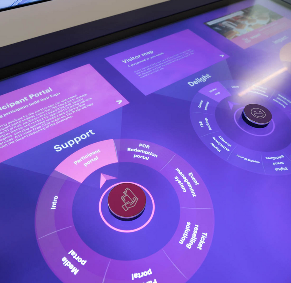 custom application, 2D animations, infographics by Fractal Digital.