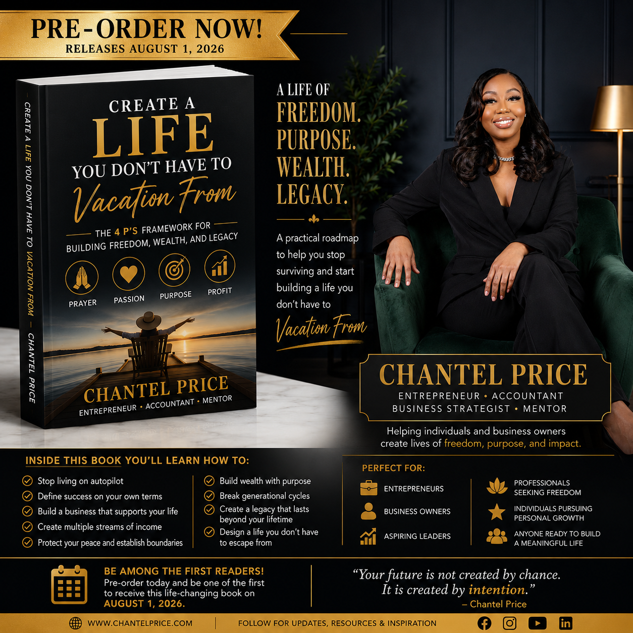 PRE-ORDER NOW: Create a Life You Don't Have to Vacation From