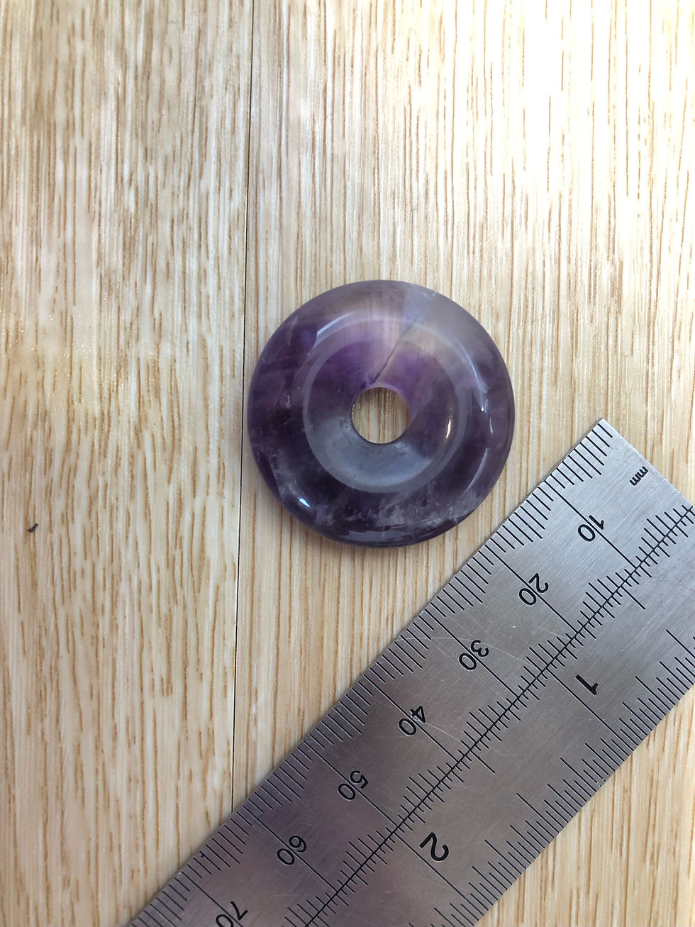 Thumbnail: gemstone donut pendant