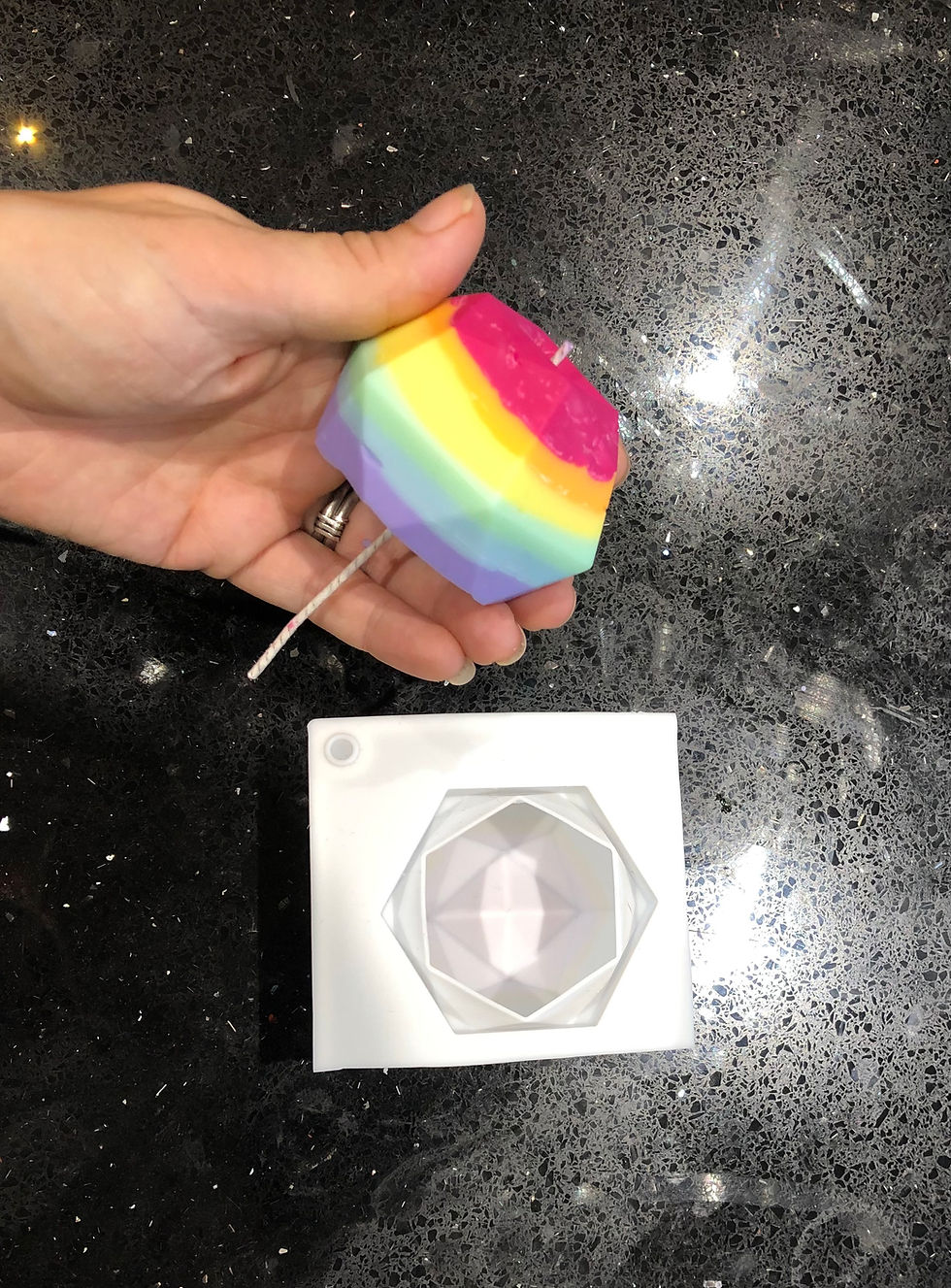 Thumbnail: Geometric Colourful Candle Making Kit