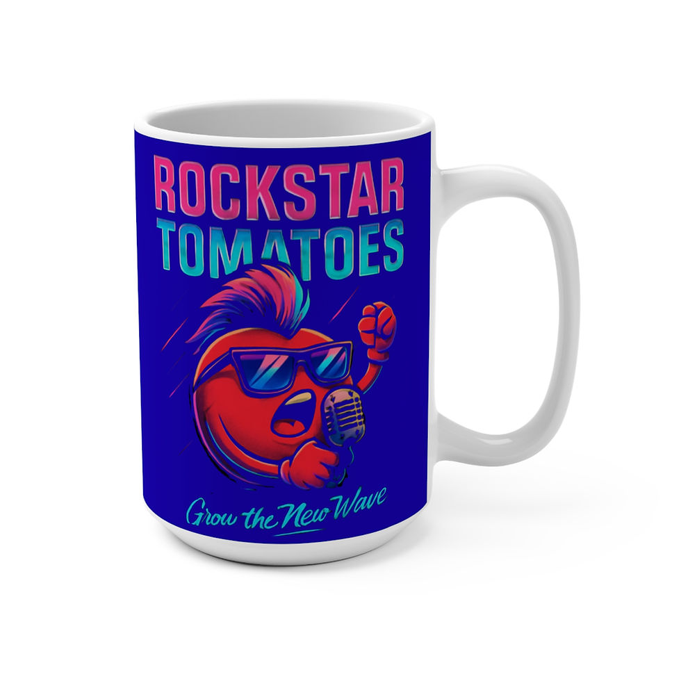 Thumbnail: Rockstar Tomatoes Mug 15oz Blue