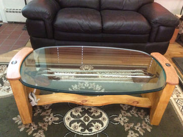 Bevel coffee table oblong