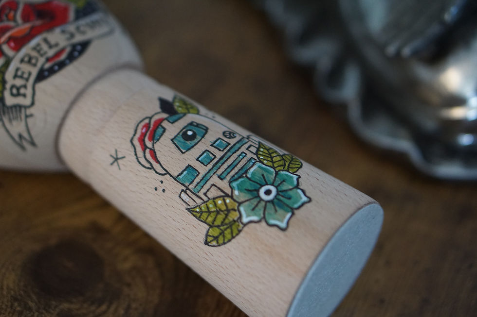 Thumbnail: REBEL SCUM WOODEN HAND