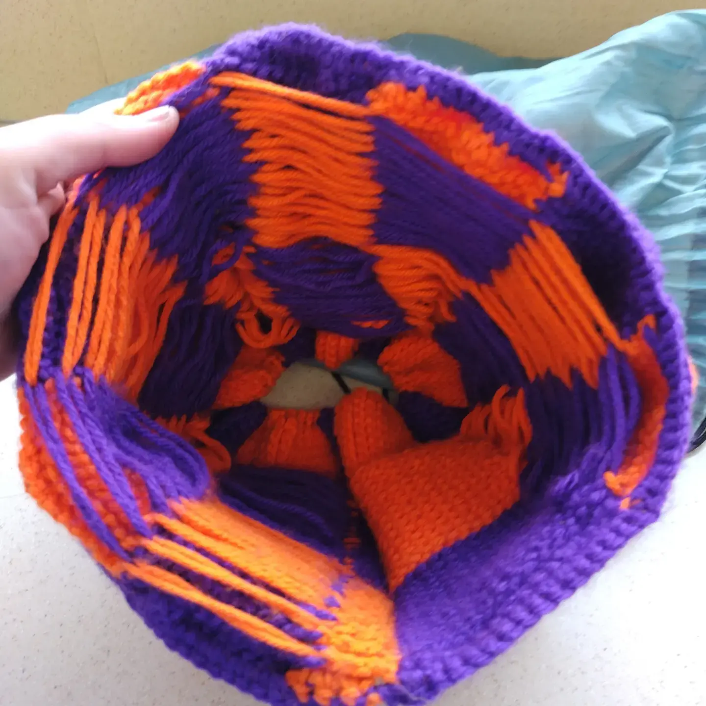 Knitted style hat 