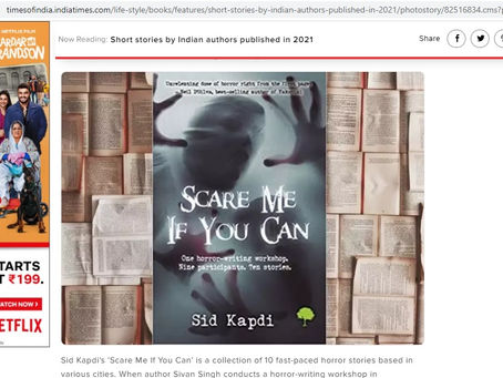 Scare Me If You Can - gets recommended by Times Of India