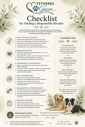 Responsible Breeder Page