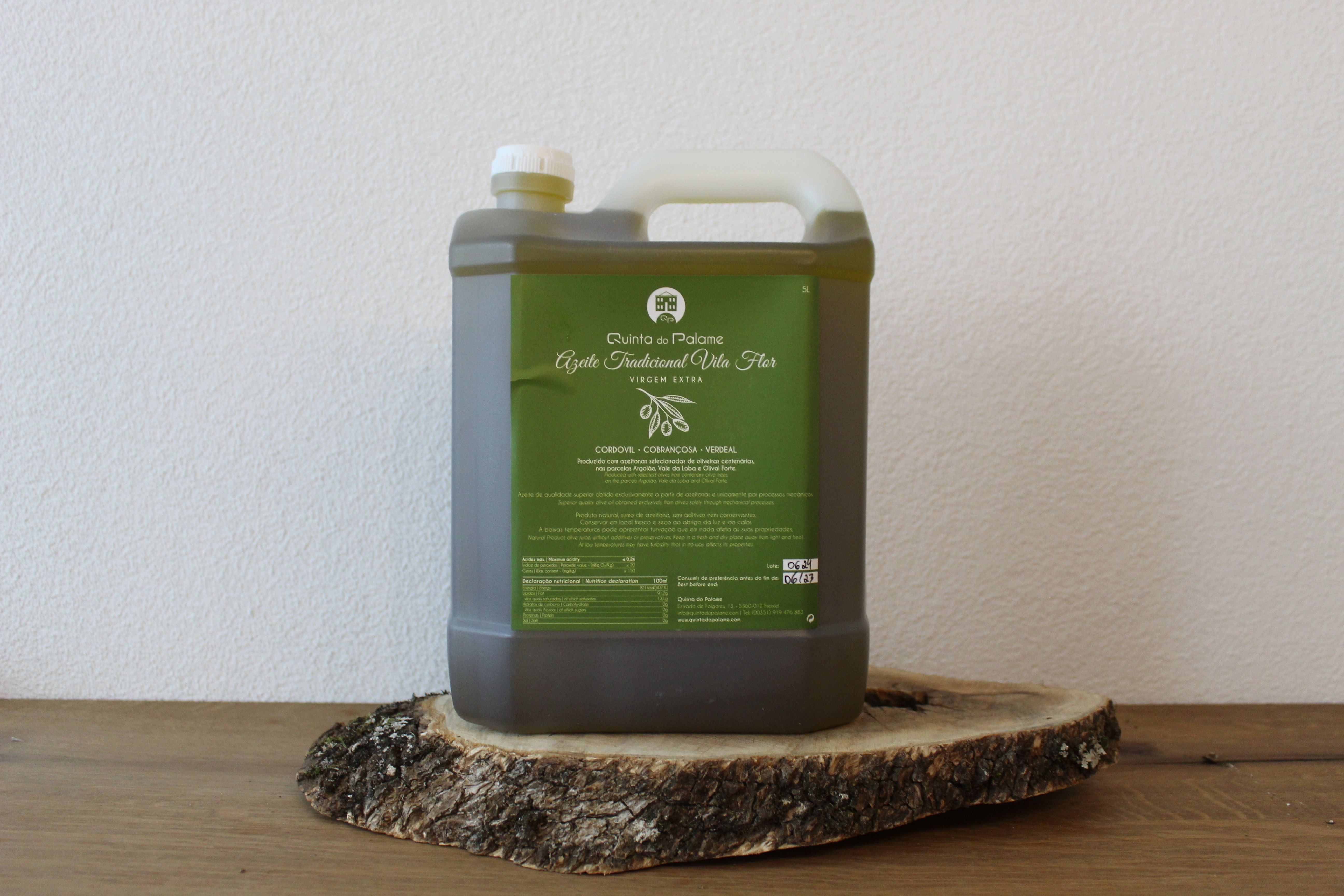 Azeite Quinto do Palama em lata de 5 litros