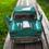 Thumbnail: Teal vintage toy car model