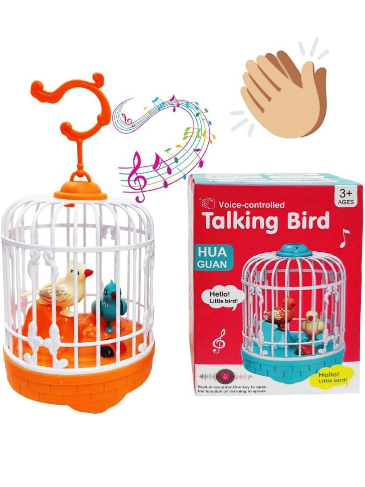 Generic Talking Bird Toy | Interactive, Repeat What You Said, Singing Fun