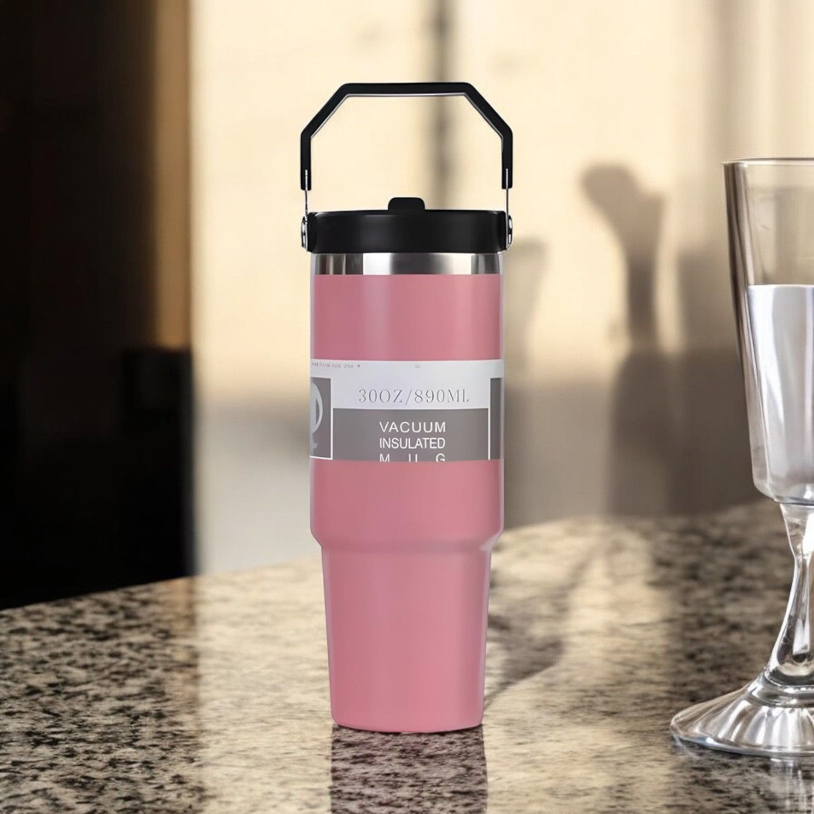Double Wall Insulated Tumbler with Straw | Premium Steel Coffee Mug
