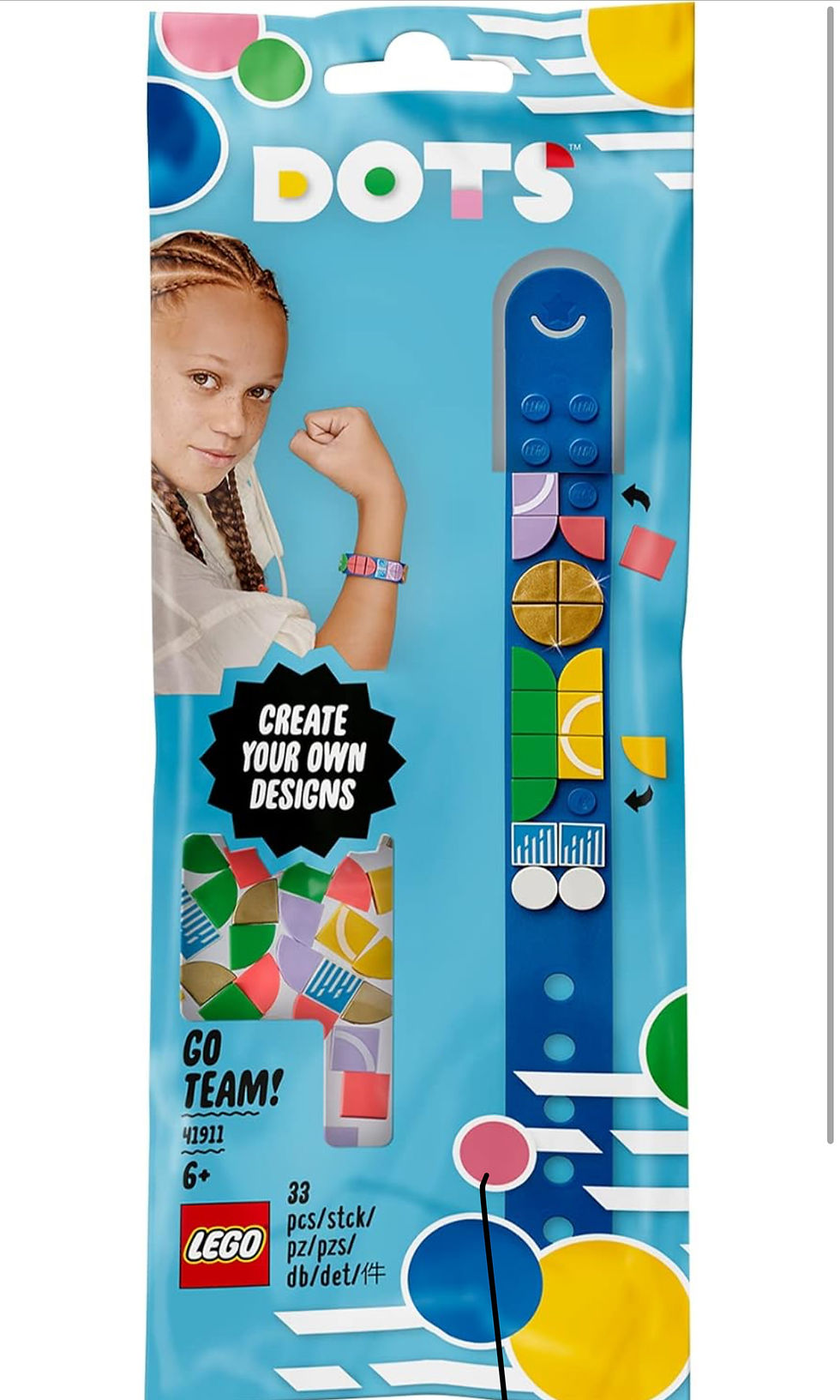 Thumbnail: LEGO Team bracelet creation kit: design your own piece