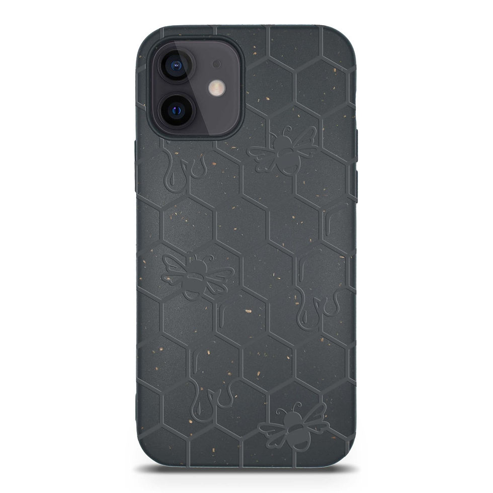 Thumbnail: Honey Bee -  Biodegradable Phone Case - Yellow, Orange and Black