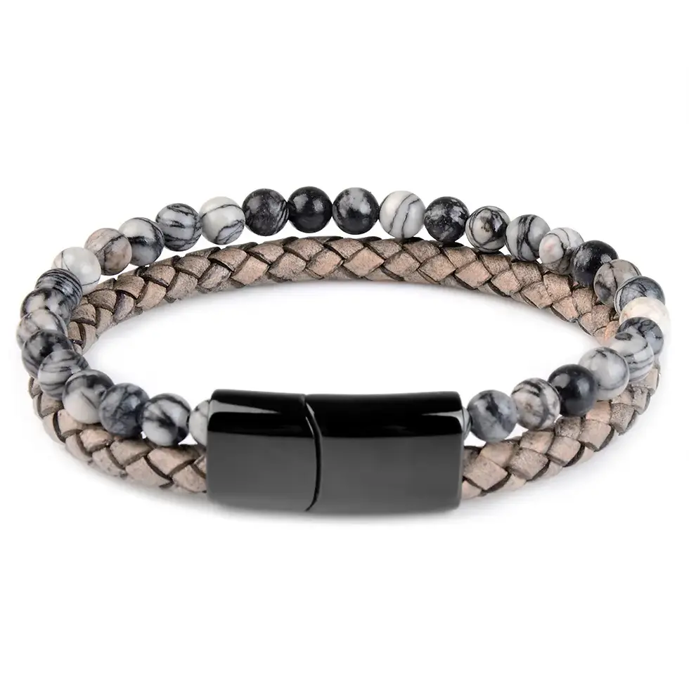 Thumbnail: Natural Stone Bracelet Genuine