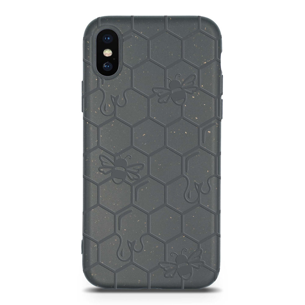 Thumbnail: Honey Bee -  Biodegradable Phone Case - Yellow, Orange and Black