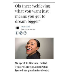 OLA INCE X MARIE CLAIRE