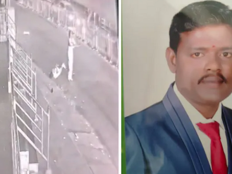 Grieving woman pleading for help on a Bengaluru road after her husband collapsed due to chest pain