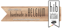 Handmade in Belgium embleem van unizo