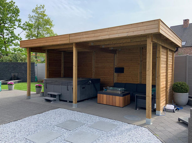 prieeltje/overkapping uit hout