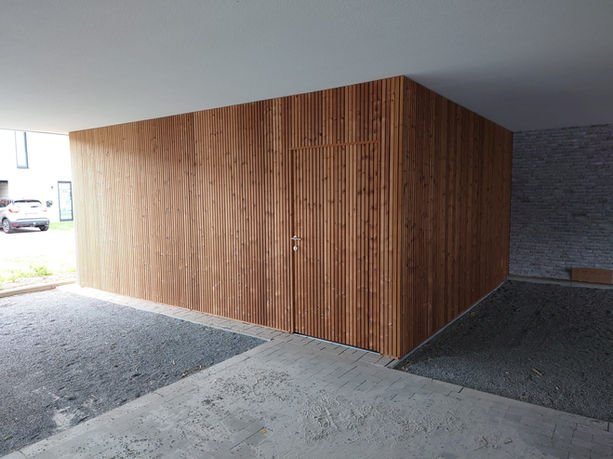 Gevelbekleding thermowood