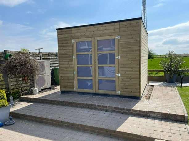 Tuinhuis met dubbele deur