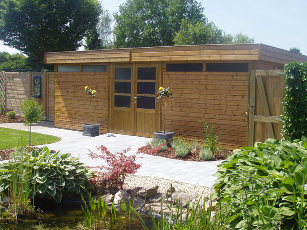 Tuinhuis met dubbele deur