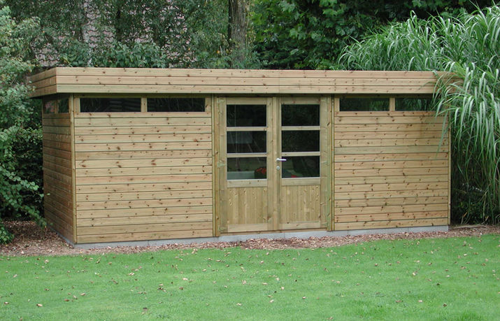 Tuinhuis met dubbele deur
