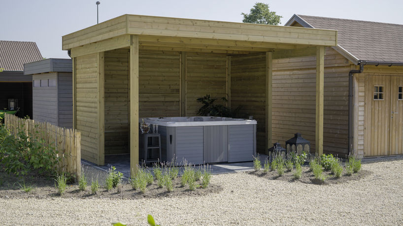 prieel/overkapping voor jacuzzi
