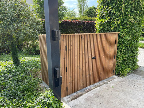 Opbergbox in tuin