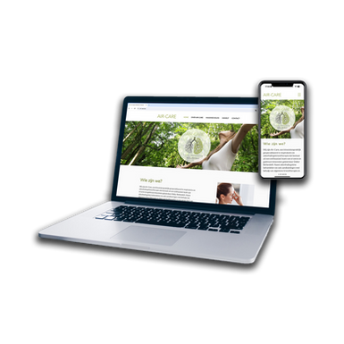 Website van Air-Care