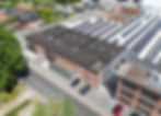 Luchtfoto KMO units B, C, D