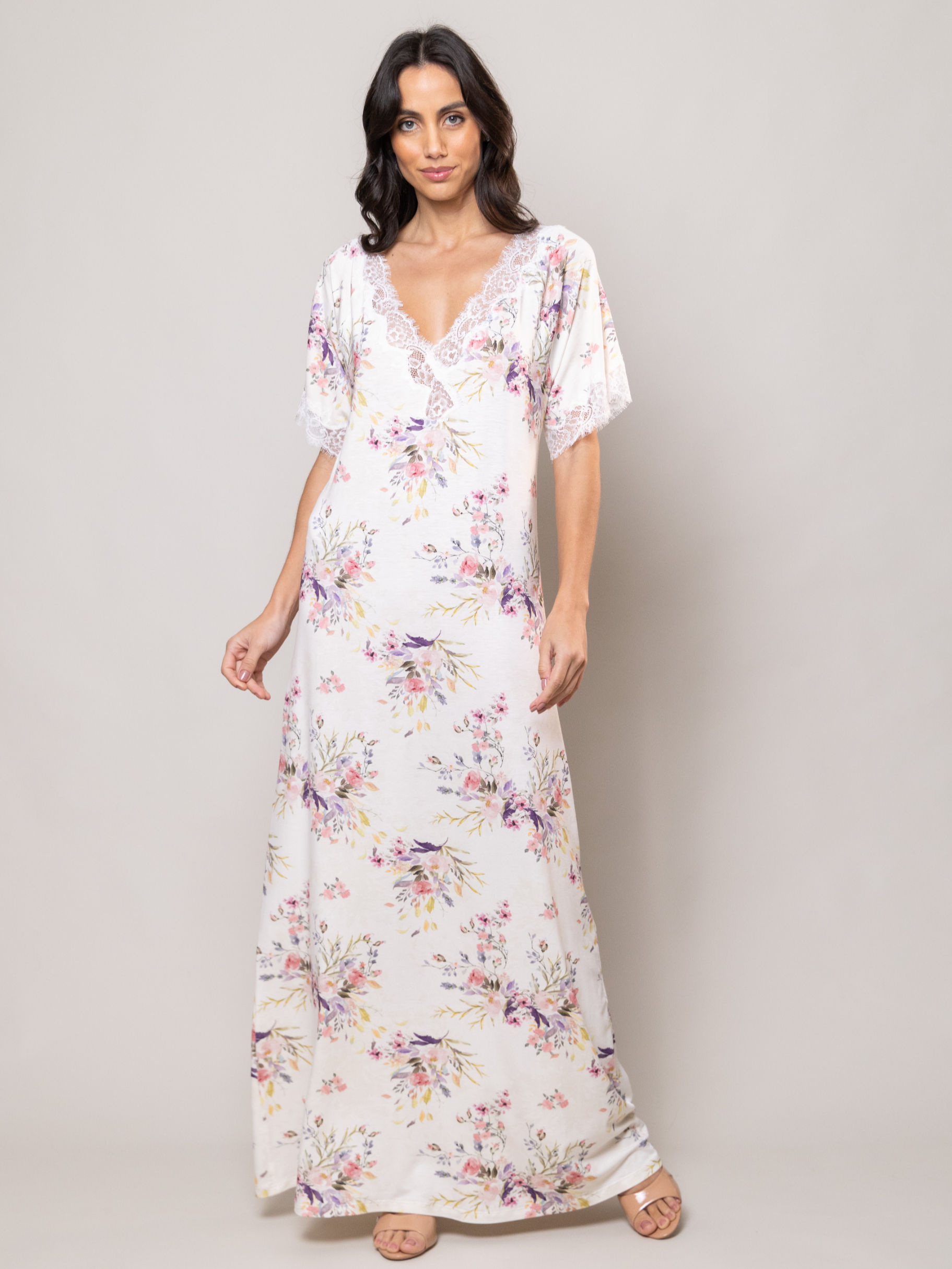 Camisola Longa Aquarelle Sand