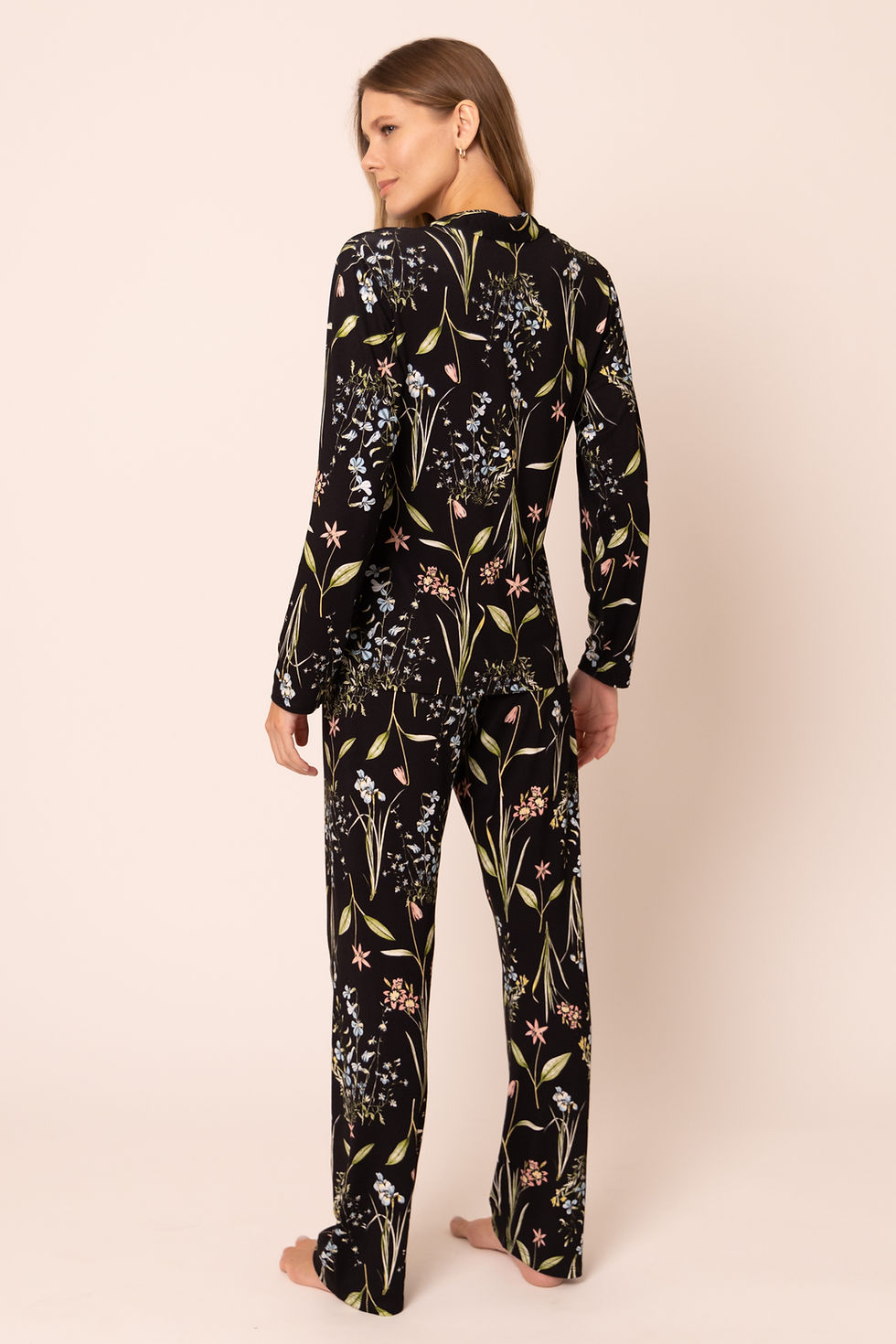 Miniatura: Pijama Longo Garden Black