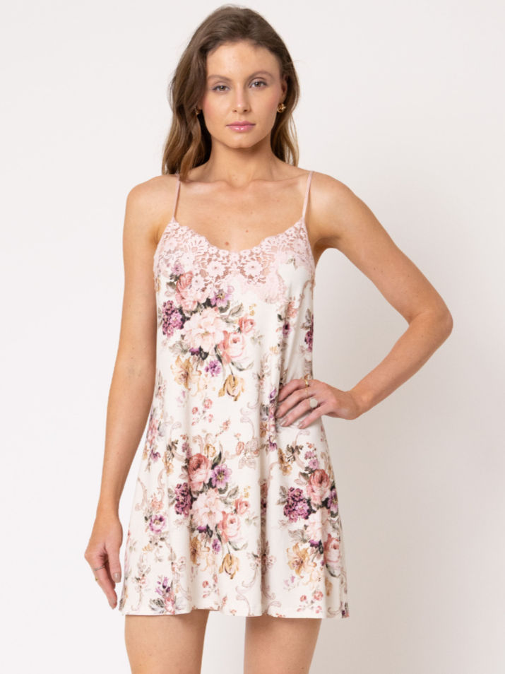 Camisola Curta Vintage Roses